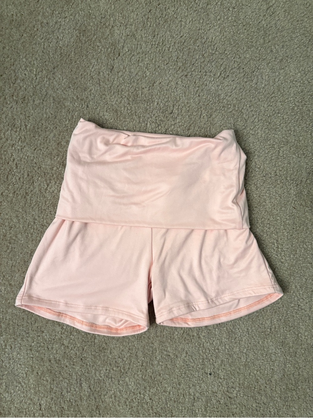 Pink Buttery Soft Foldover Shorts